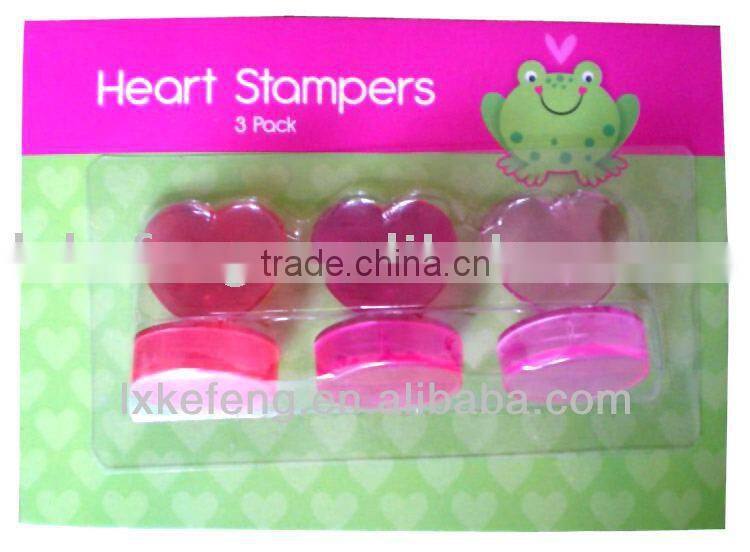 Pink color stamp set