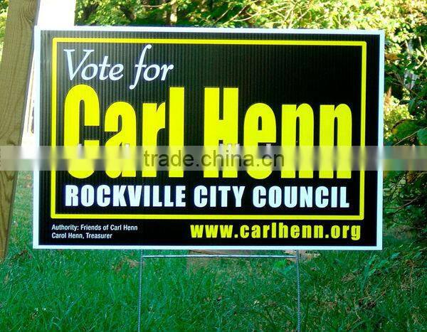 Custom coroplast signs/coreflute sign board/correx signs/pp Fluted sign