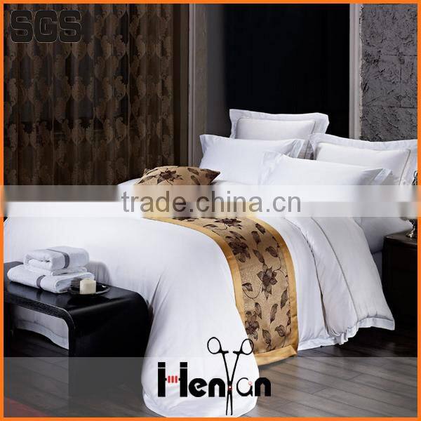 wholesale custom hotel bed runner design