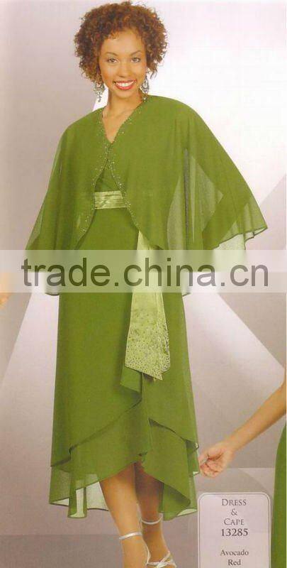 Super Comfortable Chiffon Fabric Glamorous Design Dresses for Brides Mother