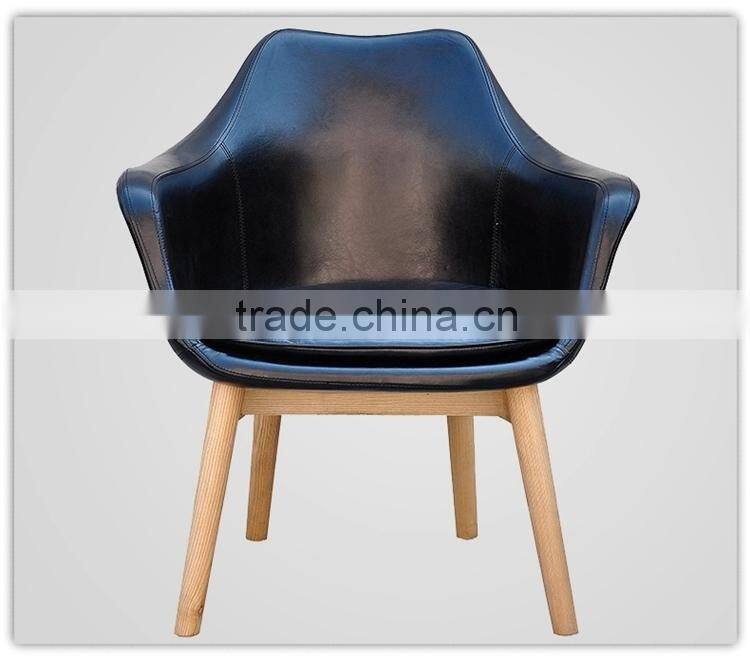 black leather wooden dining room chairs