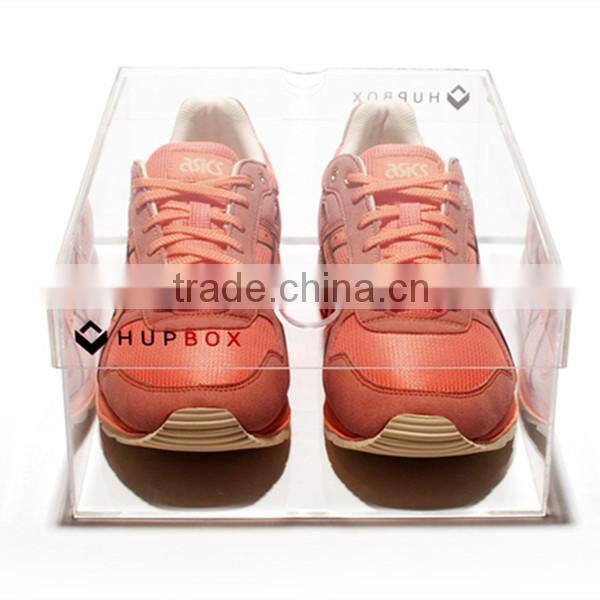 2015 new arrival clear acrylic sneaker box showcase