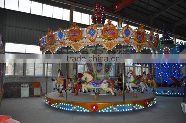Luxury carousel series entertainment park carnival park carousel for family