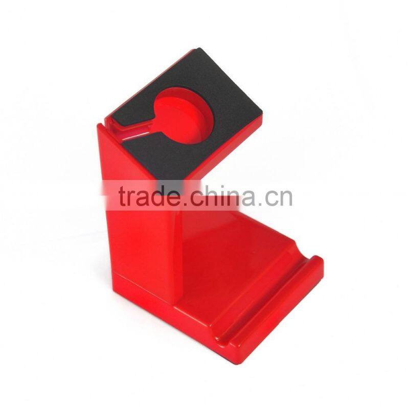 plastic stand holder for apple watch, 2 in 1 charging dock station for iphone/apple watch