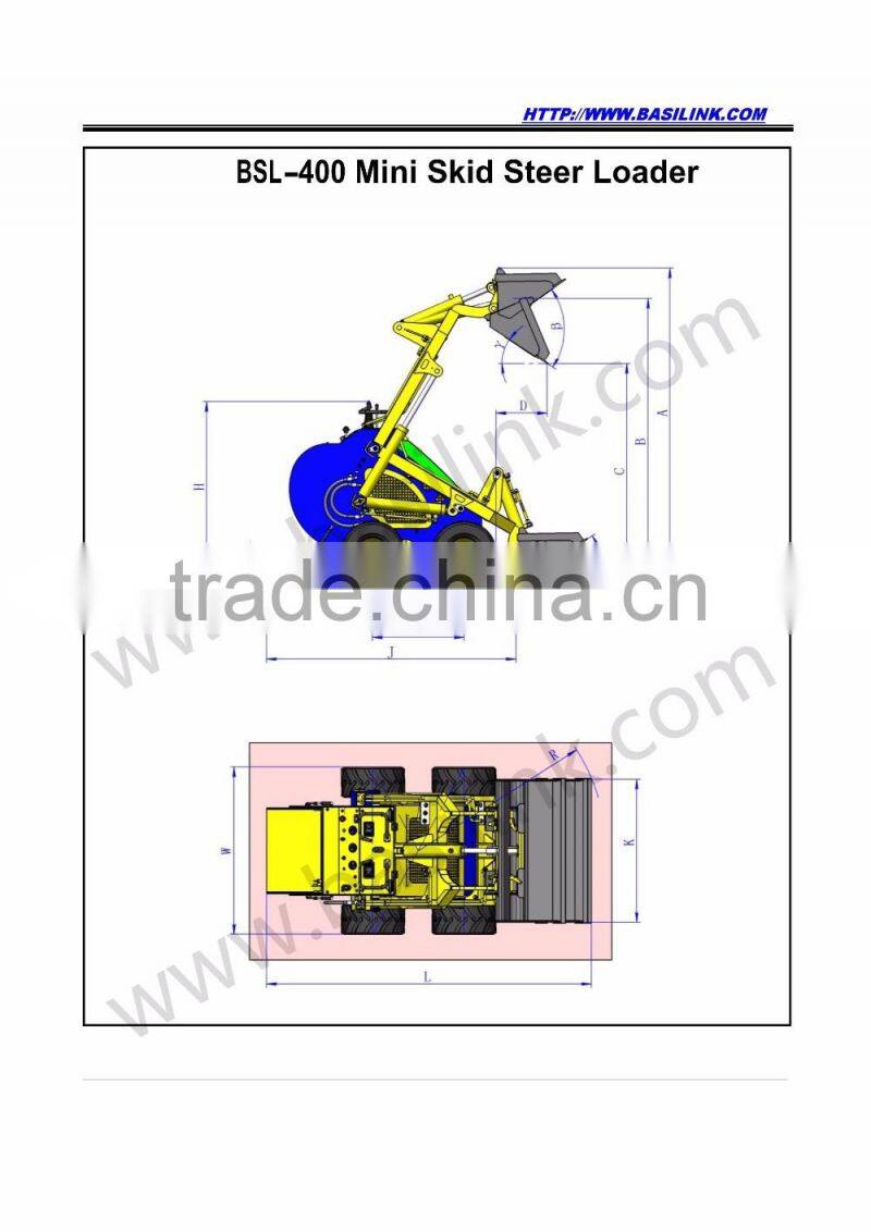 mini skid steer pallet fork/loader with pallet fork/New Condition 380kg Pallet Fork for Mini Skid Steer Loader