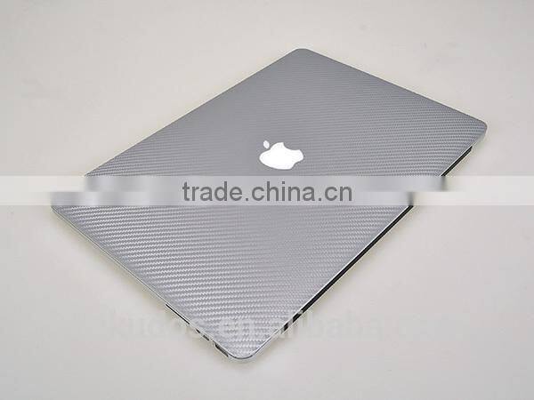 Hot Sell High Quality Carbon Fiber Vinyl Skin for 15.4'' Macbook Pro