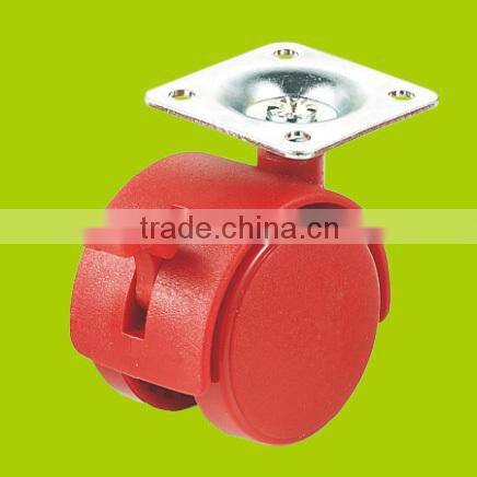 China Factory Furniture Castor Wheel With Plate