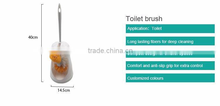 Good Quality Oem PP shaft + PP bristle Toilet Brush Set