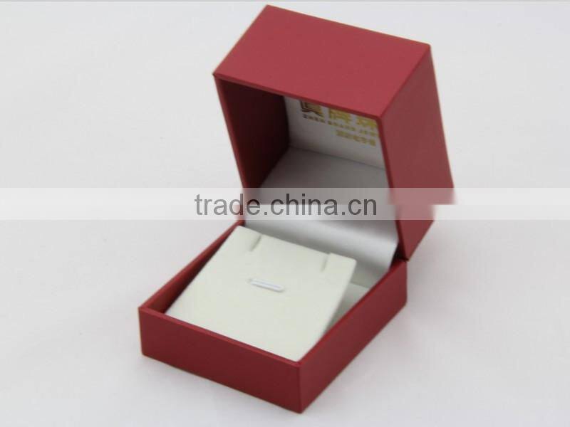 Wholesale red paper jewelry boxes custom printed logo cardboard box for jewelry