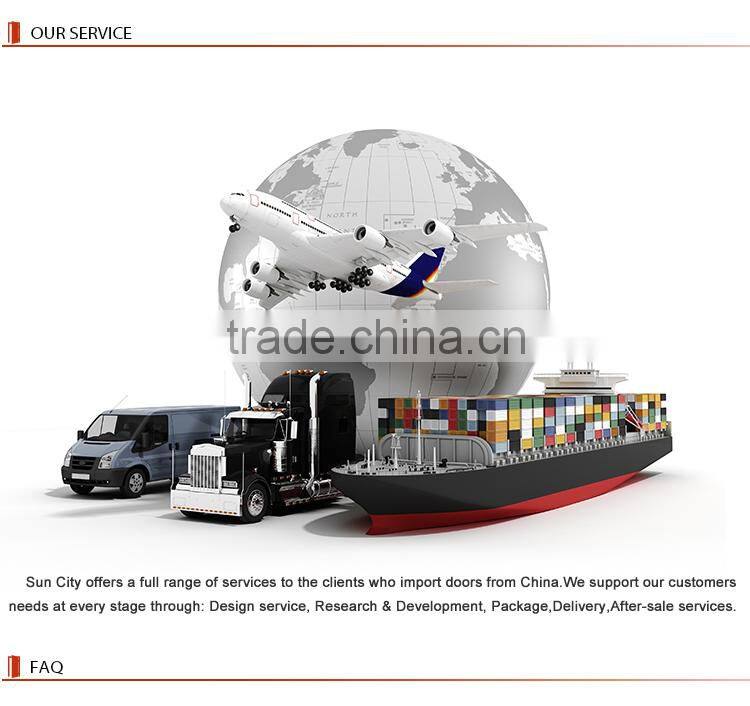 SC-P052 White color PVC door design