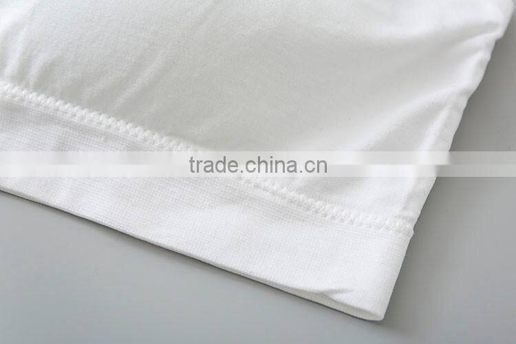 Shantou sports seamless with padded tube bra nude sport underwear yoga sports wear girl bra women