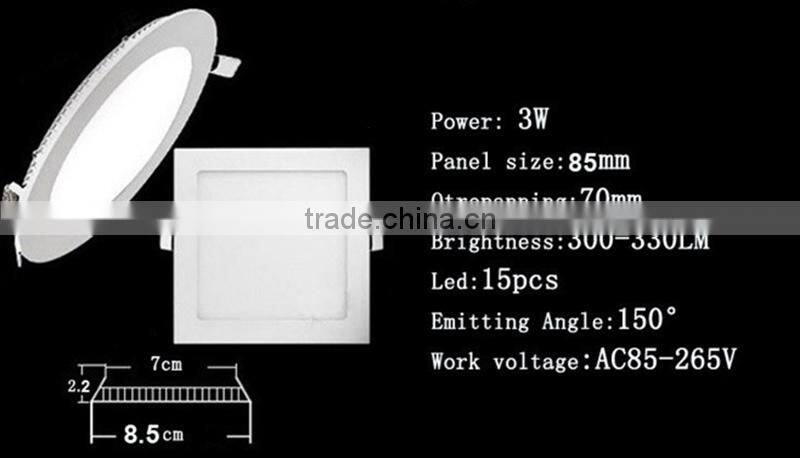 SMD2835 round Ultra thin led panel light