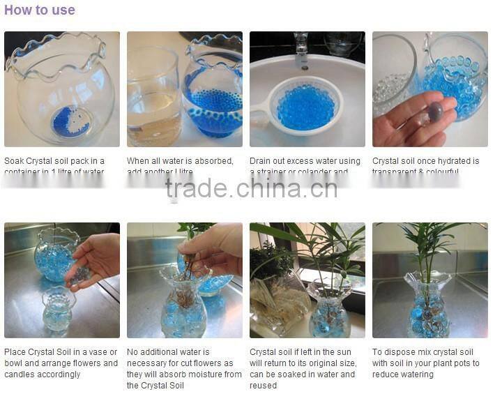 water beads factory cube water crystal gel water soil