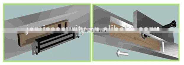 12V 24V electromagnetic lock 280kg(600lbs) holding force lock for sliding door Access Control Accessories