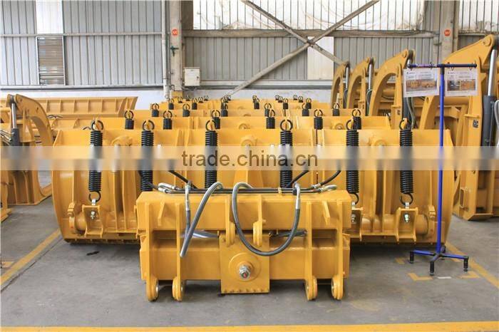 Professional Manufacture Wheel Loader Auxiliary Equipment , Snow plow 1100*3500mm For SDLG LG933L/LG936L Loader