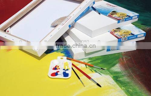 100% cotton blank stretched canvas