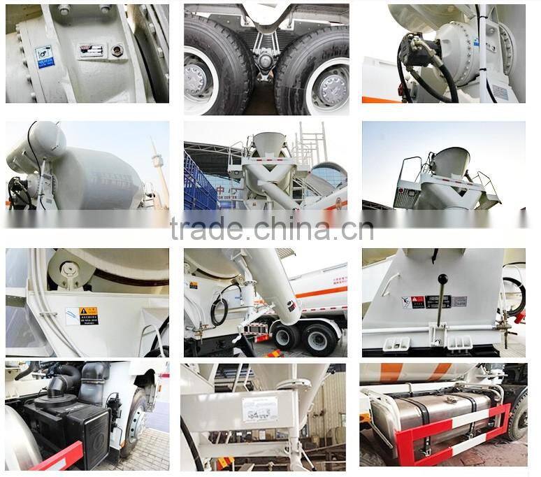 Sinotruk 6x4 Concrete Mixer Truck with different capacity/used concrete mixer