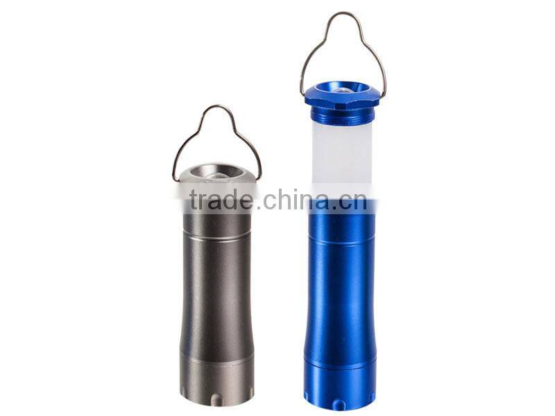 2-in-1extend-retract mini lantern camping flashlight lampe