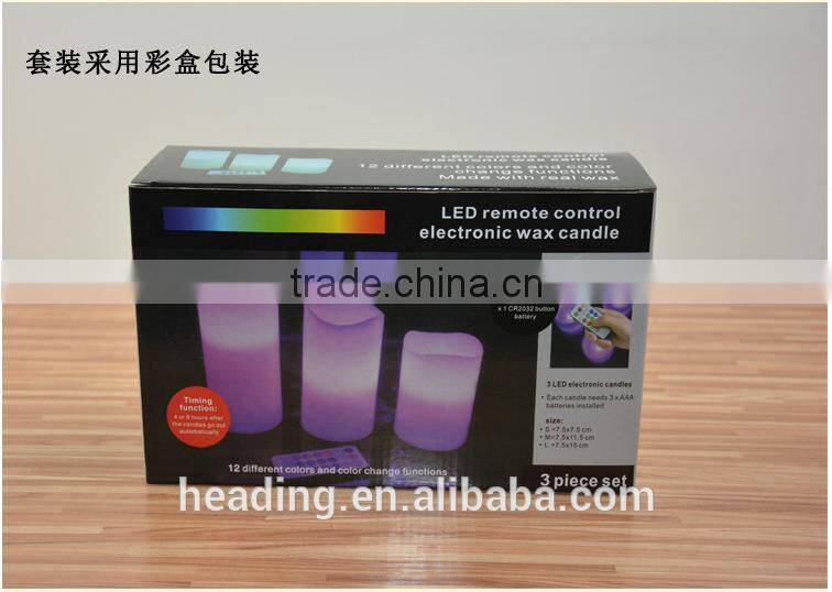 18 keys controller remote control electronic LED candles for party and wedding