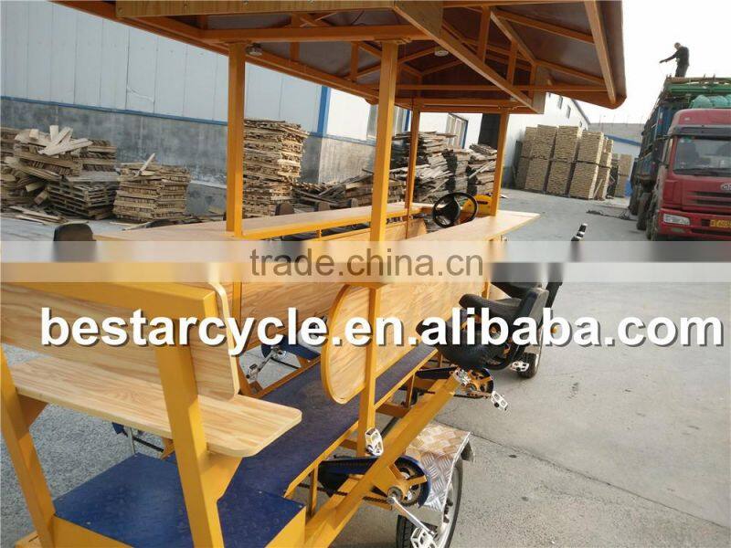 Electrical bicycle 15 person seat pedal pub beer bike