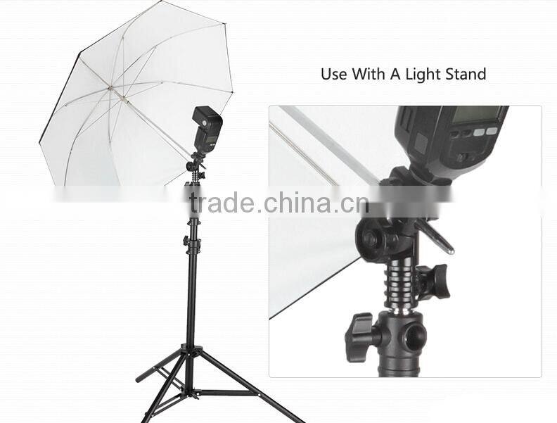 New released full-function adjustable camera flash shoe umbrella holder light stand socket bracket