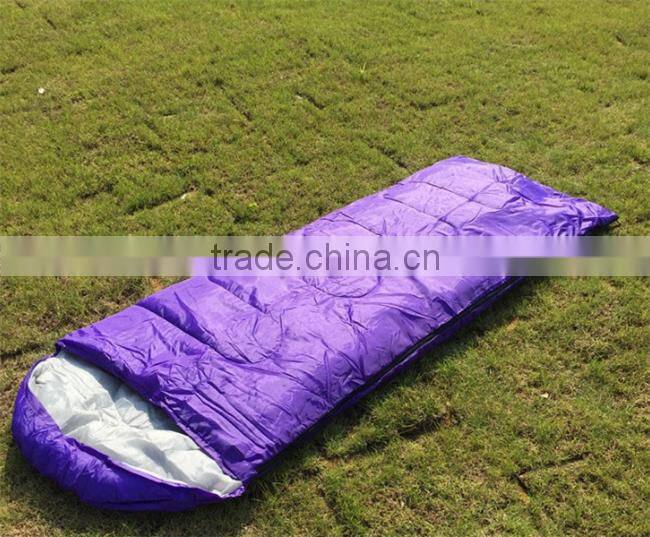 Adult Sleeping Bag Thermal Autumn Winter Envelope Hooded Outdoor Travel Camping Water Resistant Thick Sleeping Bag