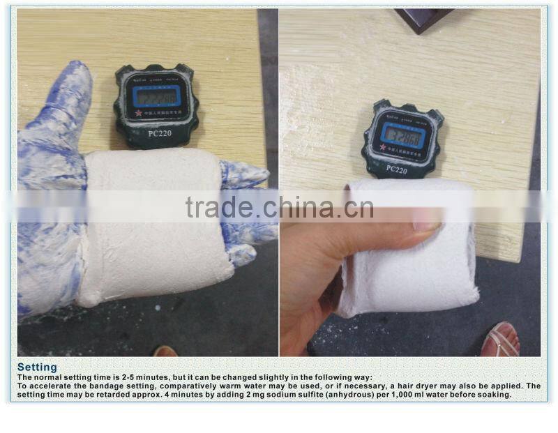 Color Gypsum Gause Plaster Bandage