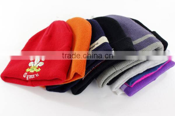 custom unisex acrylic winter beanie hat