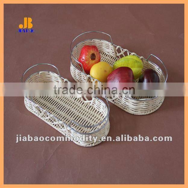 elegant wicker bread basket