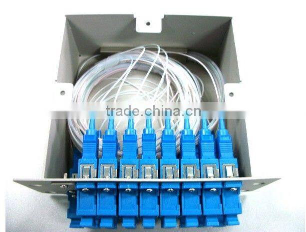 Insert Single Mode Fiber Optic PLC Splitter Coupler