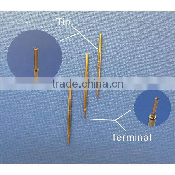 Customized 8pin probe plug type pogo pin magnetic connector, connector Probes with shrapnel