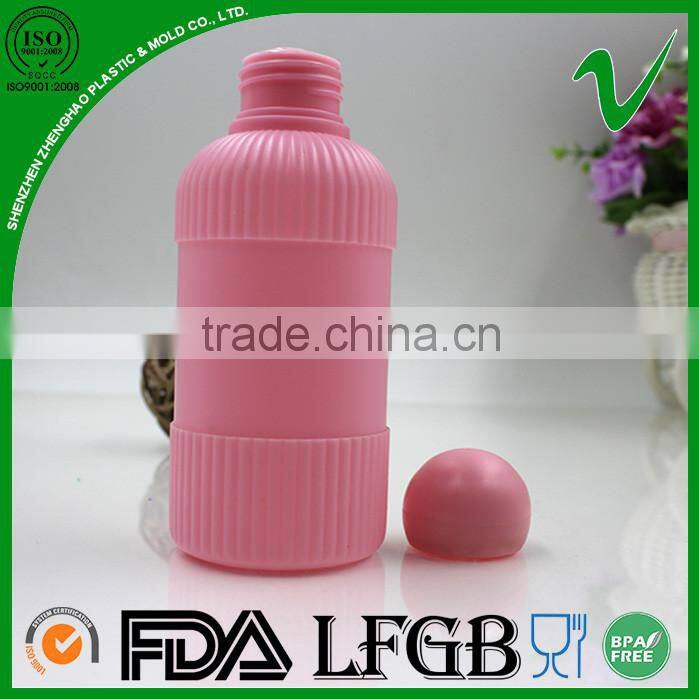 newest cylinder wholesale HDPE 100 ml plastic bottle for lotion packaging
