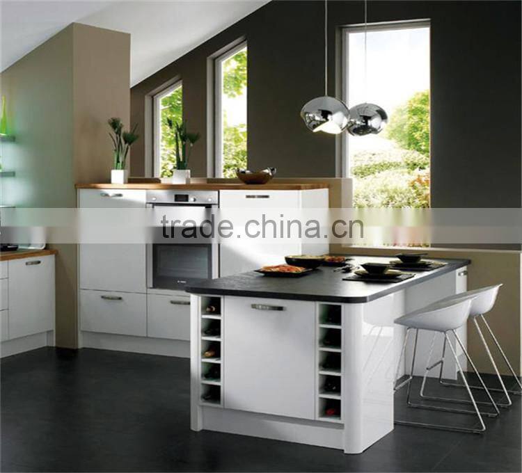 Water resistant Italian kitchen cabinet, U-shaped design
