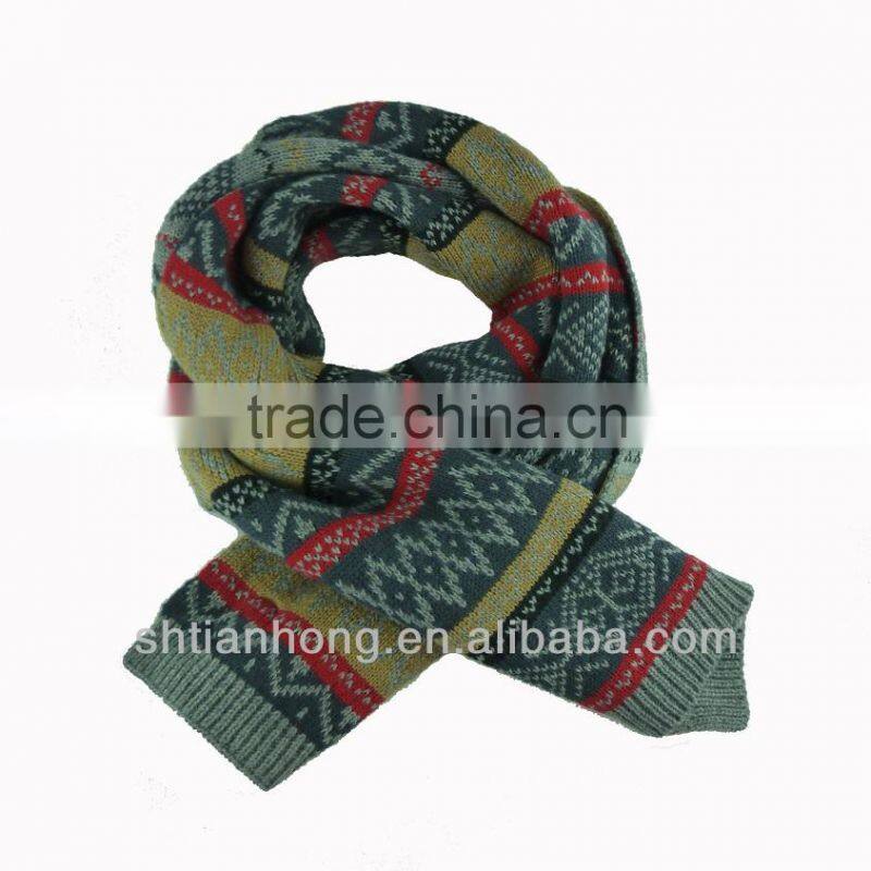 winter fashion scarf acrylic yarn prices