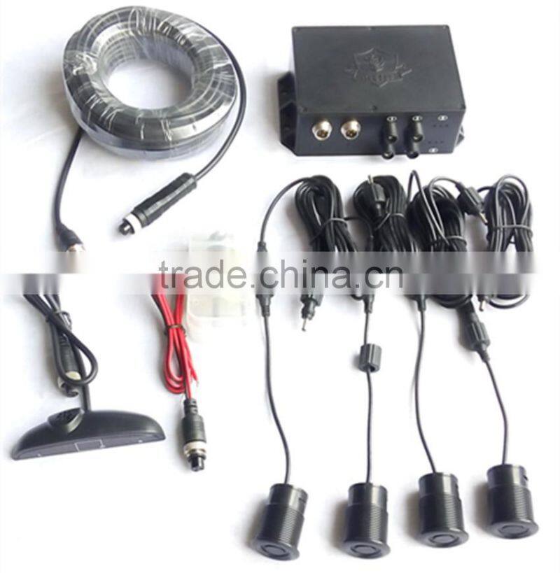truck parking sensor system with waterproof ultrasonic sensor and led dispaly