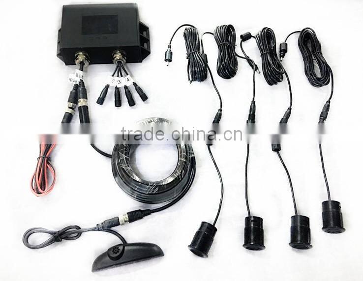 truck parking sensor system with waterproof ultrasonic sensor and led dispaly