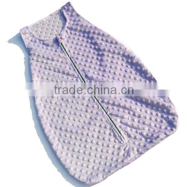 Top Quality Minky Dot Baby Sleeping Wraps Sleep Sack Safe for Baby