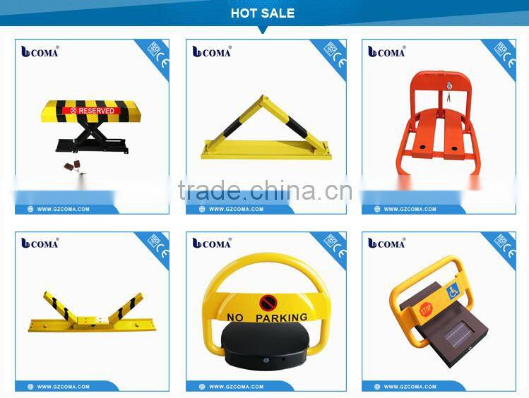 "V" type manual parking space protector