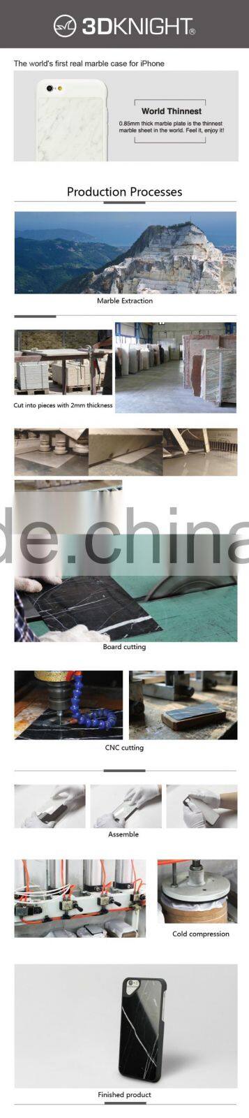 Protective Black Marble Hard Case Cover for Apple iPhone