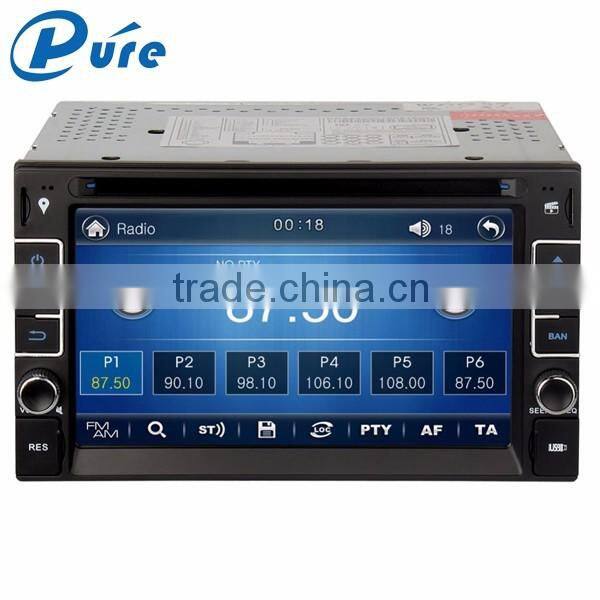 MSTAR2531 WinCE6.0 OS 6.2" Pioneer Car Stereo 2 Din Touch Screen Car Audio Multimedia System with GPS DVD Bluetooth Radio AUX IN