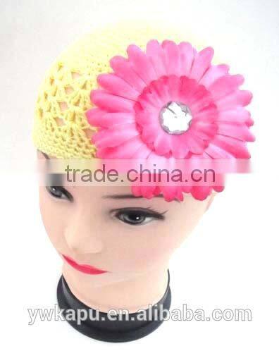 Multi colors kufi hat,crochet beret hats for girls