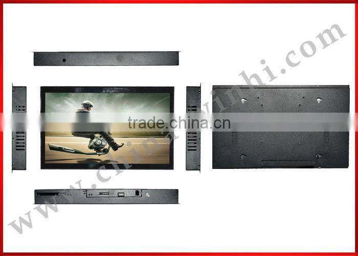 15.6 inch HD Android Smart Network LCD TV Screen for Bus USB SD TF Wall Mounted LED Advertising monitor