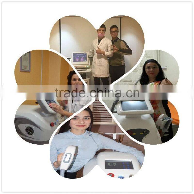 2016 newest SHR+SSR+E-light multifunction hair removal and skin reguventation machine