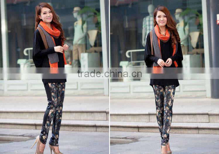 Wholesale Custom Printed Leggings New Arrival Sexy Faux Leather Leggings Hot Sell In UK