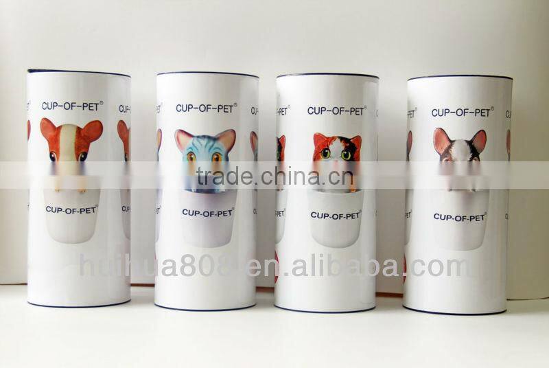 luxury customized printed round paper carton cosmetic packaging tube