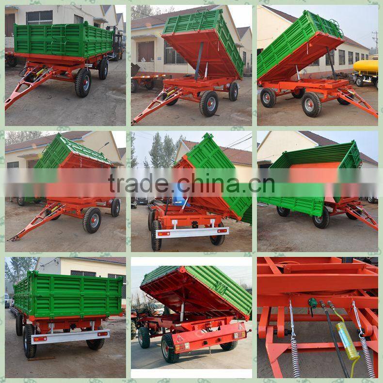 Truck Traile Use and CE Certification Farm Back Dump Trailer For Tractor