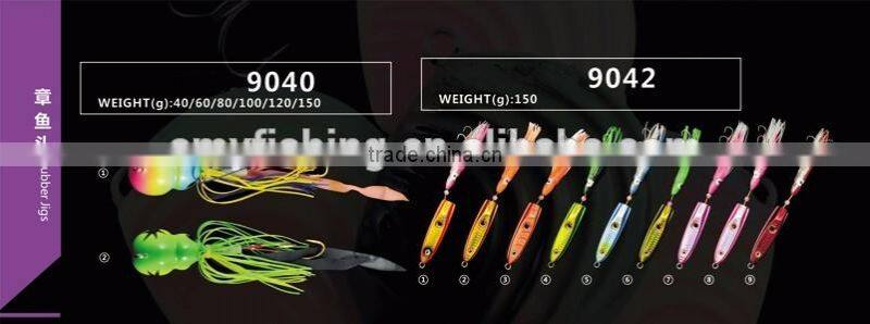 Lead fishing lure fishing rubber jig