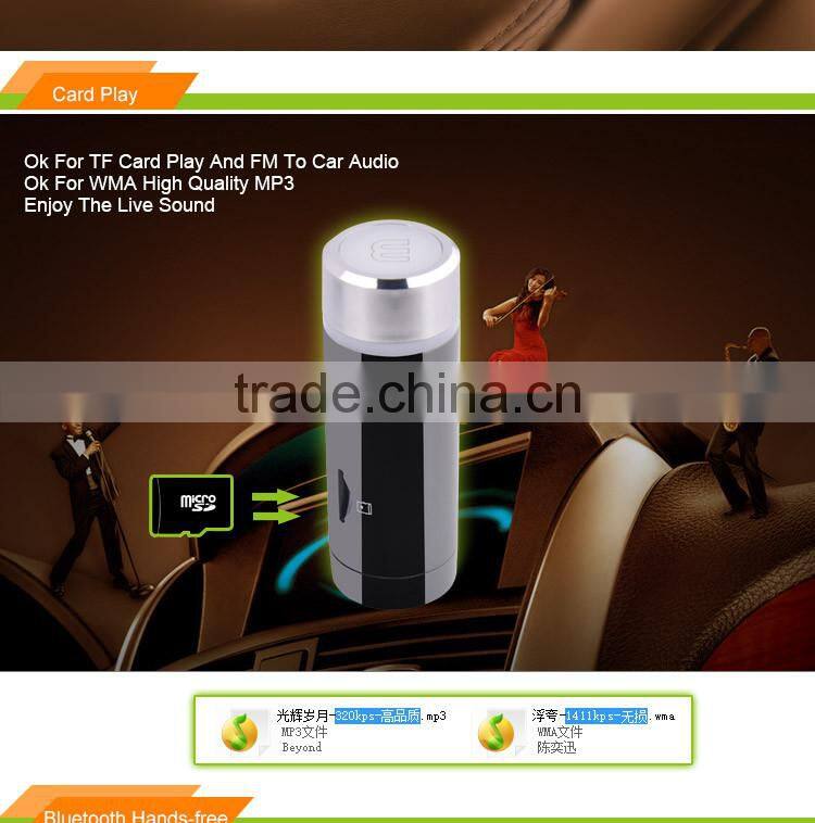 bluetooth car mp3 player fm transmitter with usb charger