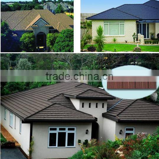 roofing tile hottest selling Classic colorful stone chip coated metal roof tile sheet