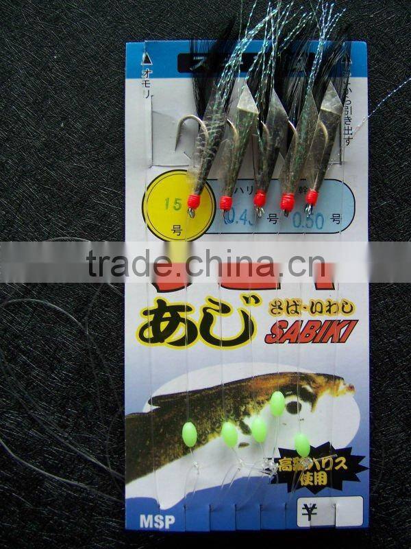 feather fishing sabiki rig SA-009